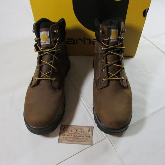 Carhartt Men's Ground Force Waterproof 6" Soft Toe Work Boot FE6047 CME6047 - Picture 3 of 5